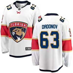 Men's Evgenii Dadonov Florida Panthers Breakaway Away Jersey - White