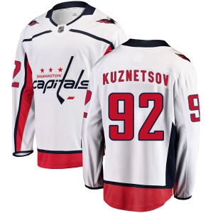 Men's Evgeny Kuznetsov Washington Capitals Breakaway Away Jersey - White