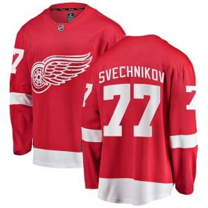 Men's Evgeny Svechnikov Detroit Red Wings Breakaway Home Jersey - Red