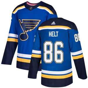 Men's Filip Helt St. Louis Blues Authentic Home Jersey - Blue