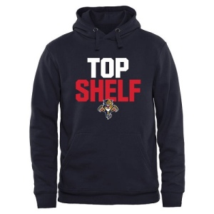 Men's Florida Panthers Top Shelf Pullover Hoodie - - Navy