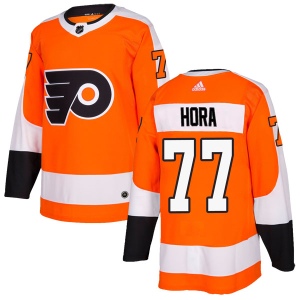 Men's Frank Hora Philadelphia Flyers Authentic Home Jersey - Orange