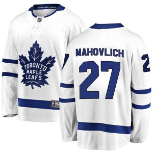 Men's Frank Mahovlich Toronto Maple Leafs Breakaway Away Jersey - White