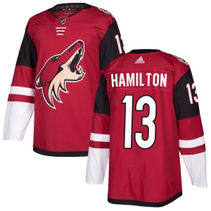 Men's Freddie Hamilton Arizona Coyotes Authentic Maroon Home Jersey