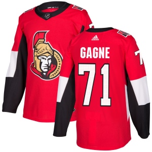 Men's Gabriel Gagne Ottawa Senators Authentic Jersey - Red