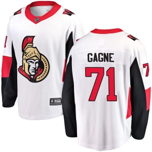 Men's Gabriel Gagne Ottawa Senators Breakaway Away Jersey - White