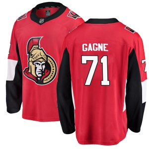 Men's Gabriel Gagne Ottawa Senators Breakaway Home Jersey - Red