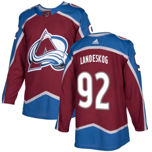 Men's Gabriel Landeskog Colorado Avalanche Authentic Burgundy Jersey