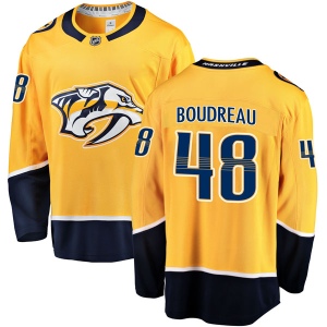 Men's Gabryel Boudreau Nashville Predators Breakaway Home Jersey - Gold