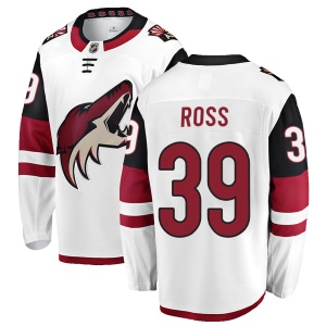 Men's Garret Ross Arizona Coyotes Authentic Away Jersey - White