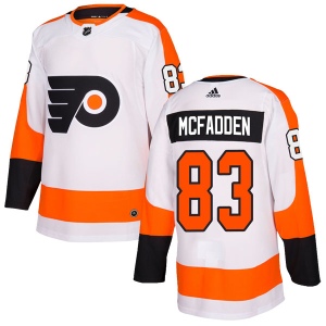 Men's Garrett McFadden Philadelphia Flyers Authentic Jersey - White