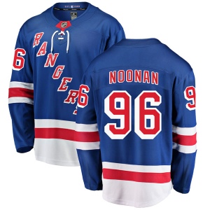 Men's Garrett Noonan New York Rangers Breakaway Home Jersey - Blue