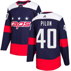 Men's Garrett Pilon Washington Capitals Authentic 2018 Stadium Series Jersey - Navy Blue