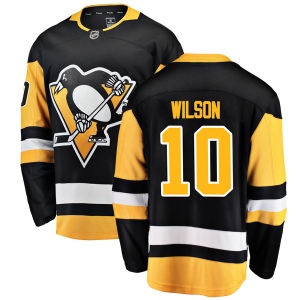 Men's Garrett Wilson Pittsburgh Penguins Breakaway Home Jersey - Black