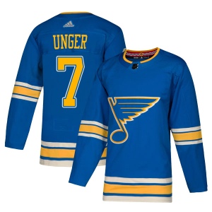 Men's Garry Unger St. Louis Blues Authentic Alternate Jersey - Blue