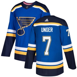 Men's Garry Unger St. Louis Blues Authentic Home Jersey - Blue