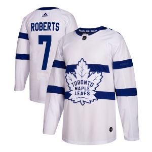 Men's Gary Roberts Toronto Maple Leafs Authentic 2018 Stadium Series Jersey - White