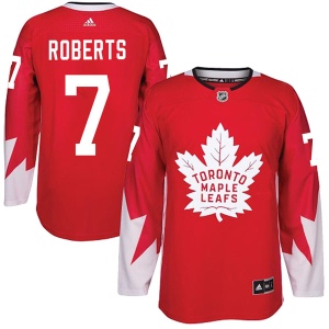 Men's Gary Roberts Toronto Maple Leafs Authentic Alternate Jersey - Red