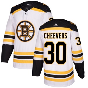 Men's Gerry Cheevers Boston Bruins Authentic Jersey - White