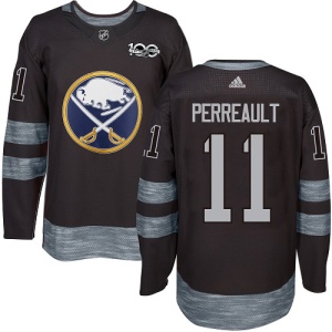 Men's Gilbert Perreault Buffalo Sabres Authentic 1917-2017 100th Anniversary Jersey - Black