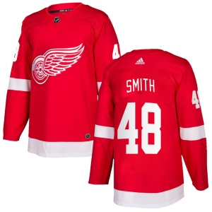 Men's Givani Smith Detroit Red Wings Authentic Home Jersey - Red