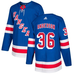 Men's Glenn Anderson New York Rangers Authentic Jersey - Royal