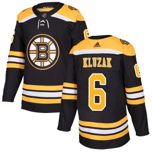 Men's Gord Kluzak Boston Bruins Authentic Home Jersey - Black