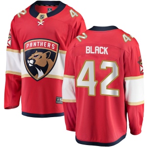 Men's Graham Black Florida Panthers Breakaway Red Home Jersey - Black