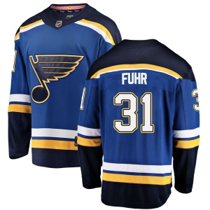 Men's Grant Fuhr St. Louis Blues Breakaway Home Jersey - Blue