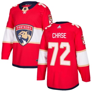 Men's Greg Chase Florida Panthers Authentic Home Jersey - Red