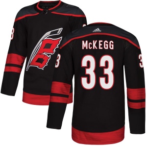 Men's Greg McKegg Carolina Hurricanes Authentic Alternate Jersey - Black