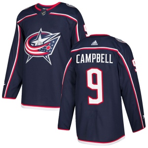 Men's Gregory Campbell Columbus Blue Jackets Authentic Home Jersey - Navy