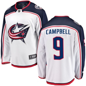 Men's Gregory Campbell Columbus Blue Jackets Breakaway Away Jersey - White