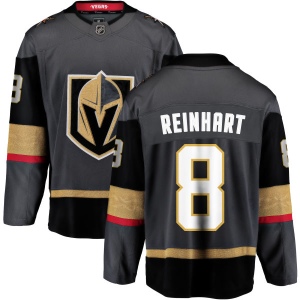 Men's Griffin Reinhart Vegas Golden Knights Black Home Breakaway Jersey - Gold