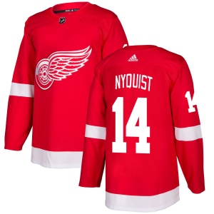 Men's Gustav Nyquist Detroit Red Wings Authentic Jersey - Red