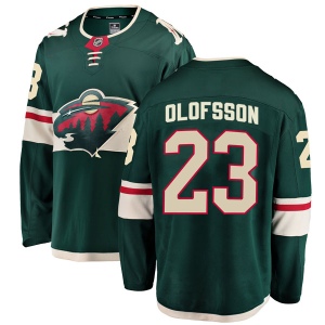 Men's Gustav Olofsson Minnesota Wild Breakaway Home Jersey - Green