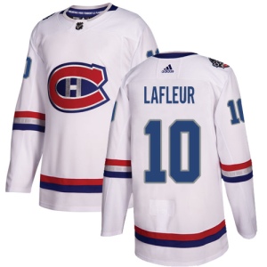 Men's Guy Lafleur Montreal Canadiens Authentic 2017 100 Classic Jersey - White