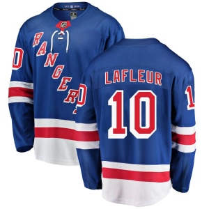 Men's Guy Lafleur New York Rangers Breakaway Home Jersey - Blue