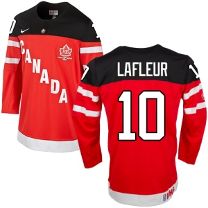 Men's Guy Lafleur Team Canada Premier 100th Anniversary Olympic Hockey Jersey - Red