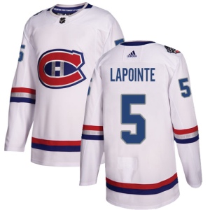 Men's Guy Lapointe Montreal Canadiens Authentic 2017 100 Classic Jersey - White