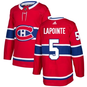 Men's Guy Lapointe Montreal Canadiens Authentic Jersey - Red