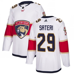 Men's Harri Sateri Florida Panthers Authentic Away Jersey - White