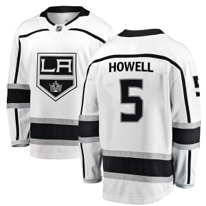 Men's Harry Howell Los Angeles Kings Breakaway Away Jersey - White