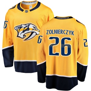 Men's Harry Zolnierczyk Nashville Predators Breakaway Home Jersey - Gold