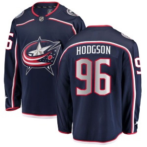 Men's Hayden Hodgson Columbus Blue Jackets Breakaway Home Jersey - Navy