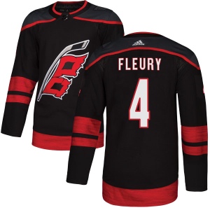 Men's Haydn Fleury Carolina Hurricanes Authentic Alternate Jersey - Black