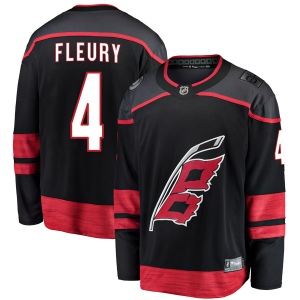 Men's Haydn Fleury Carolina Hurricanes Breakaway Alternate Jersey - Black