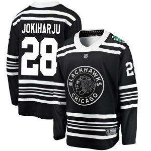 Men's Henri Jokiharju Chicago Blackhawks 2019 Winter Classic Breakaway Jersey - Black