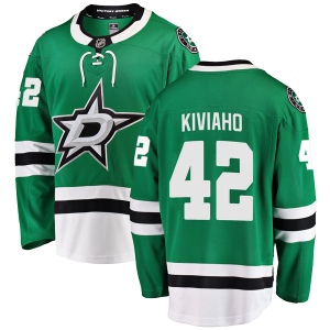 Men's Henri Kiviaho Dallas Stars Breakaway Home Jersey - Green