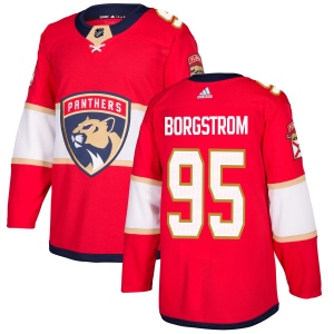 Men's Henrik Borgstrom Florida Panthers Authentic Jersey - Red